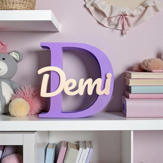 PERSONALISED NAME DECORATIVE LETTER DECOR