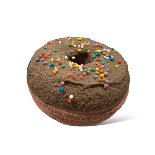 CHOCOLATE SPRINKLE DONUT BATH BOMB