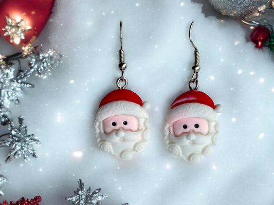 SANTA CLAUS CHRISTMAS EARRINGS