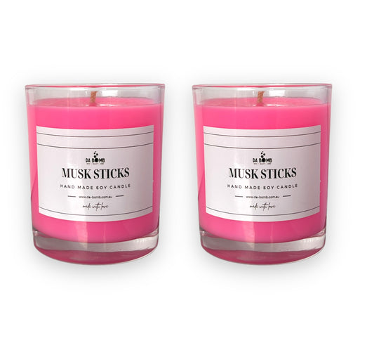 MEDIUM NATURAL SOY WAX CANDLES